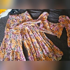 Something Navy Two 2 Piece Set In Florals